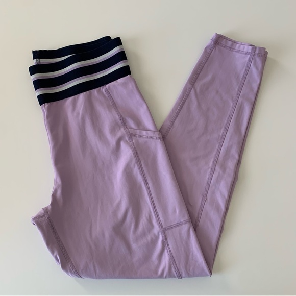 aerie Pants - Aerie purple chill play move leggings w/ pockets size large